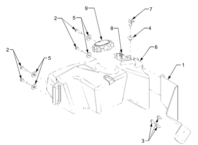 Part Location Diagram of 759-04086 Cub Cadet Tank, Fuel